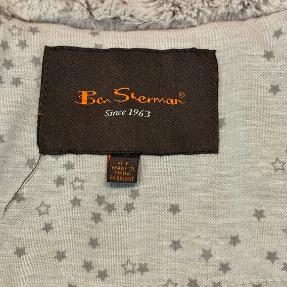 ~~Ben Sherman BLUE 4T Toddler Child's Hooded Jacket Coat Toggle & Snap Closure - Picture 5 of 6